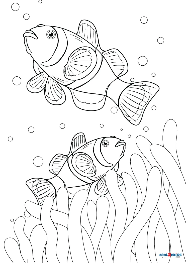 31 Clownfish Coloring Pages Printable 24