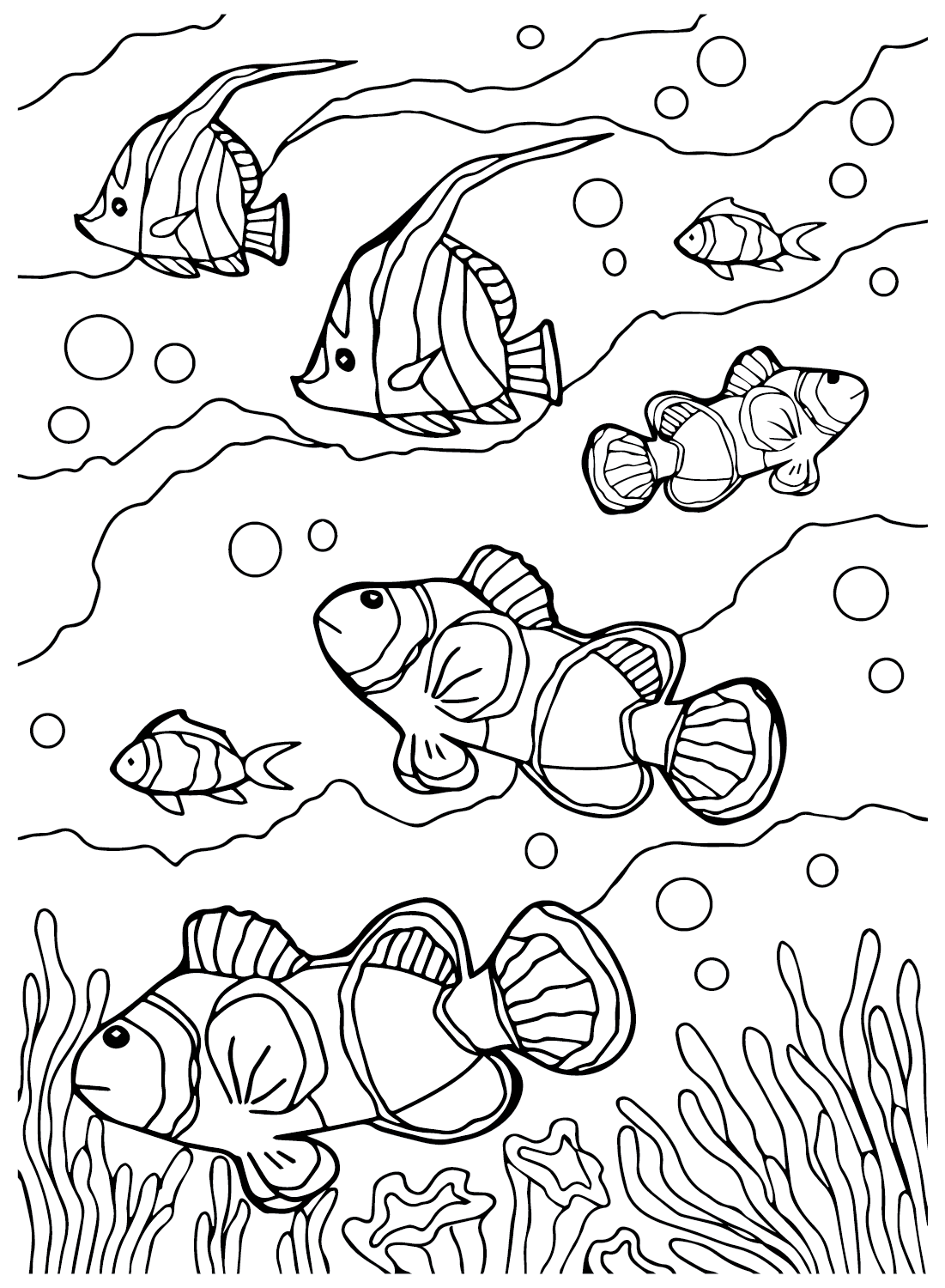 31 Clownfish Coloring Pages Printable 28