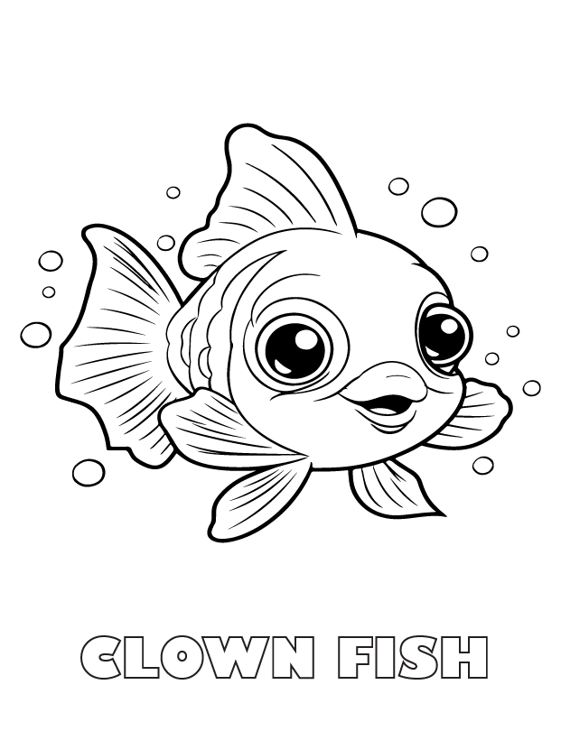 31 Clownfish Coloring Pages Printable 35