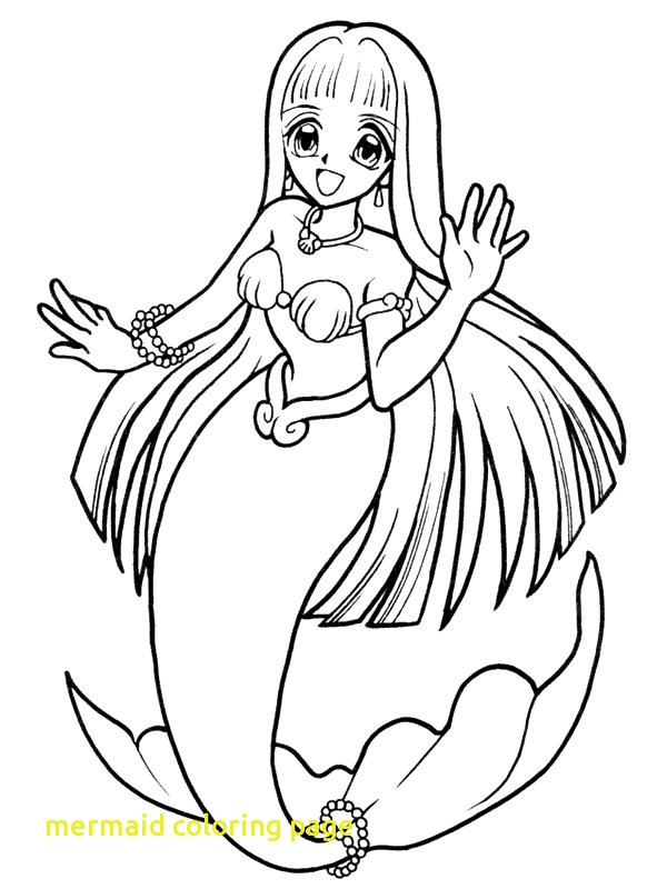 31 Cute Mermaid Coloring Pages for Preschool Printable 23