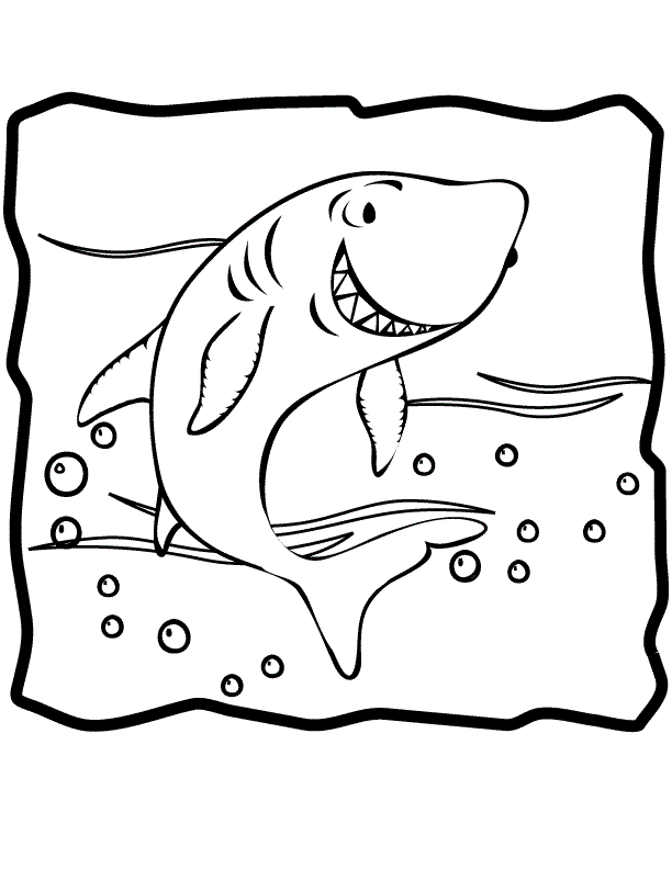 31 Ferocious Tiger Shark Coloring Pages Printable 22