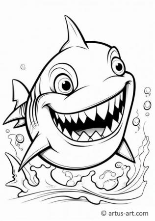 31 Ferocious Tiger Shark Coloring Pages Printable 23