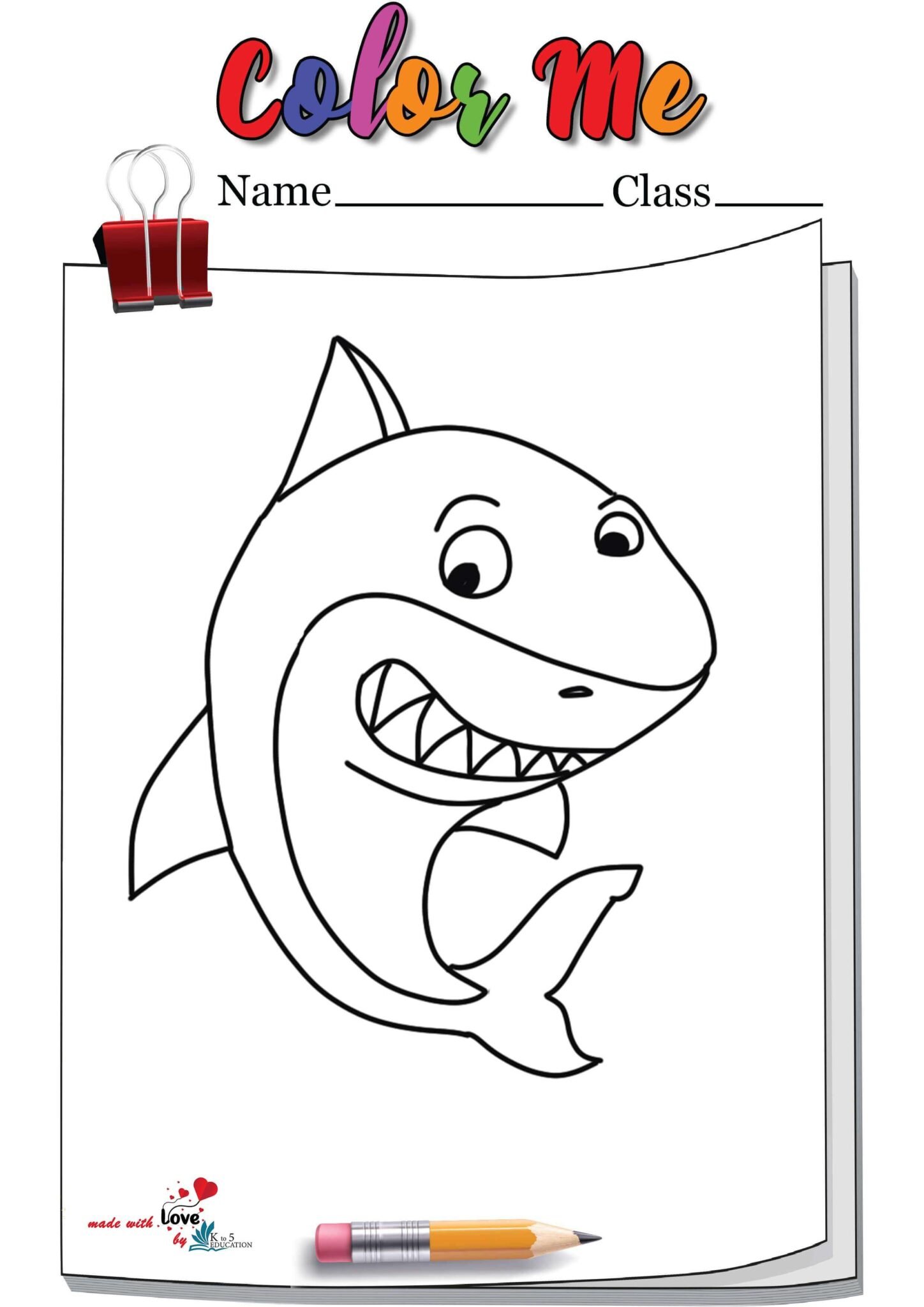 ferocious tiger shark coloring pages printable jpg