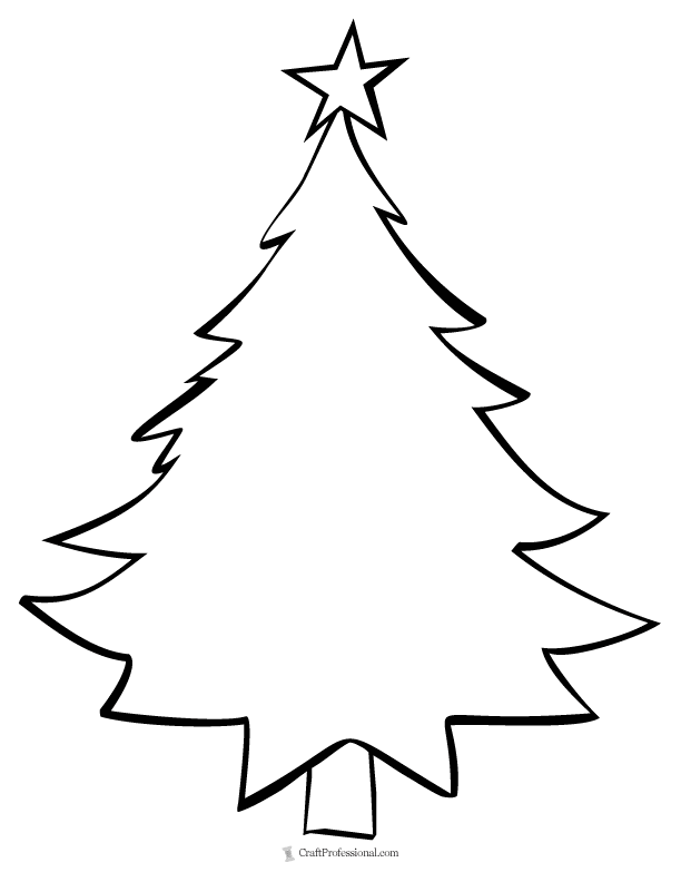 free printable christmas tree coloring pages for adults jpg