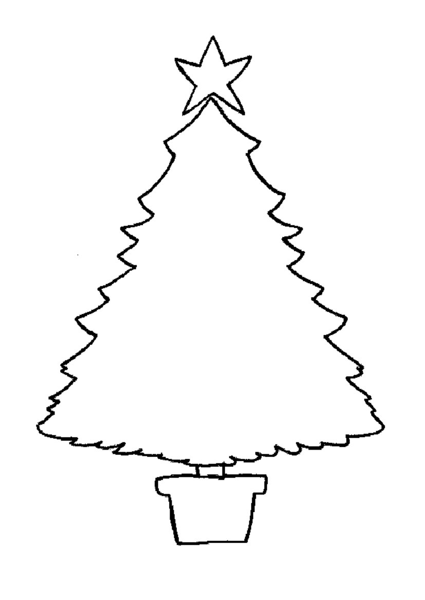 31 Free Printable Christmas Tree Coloring Pages for Adults 26