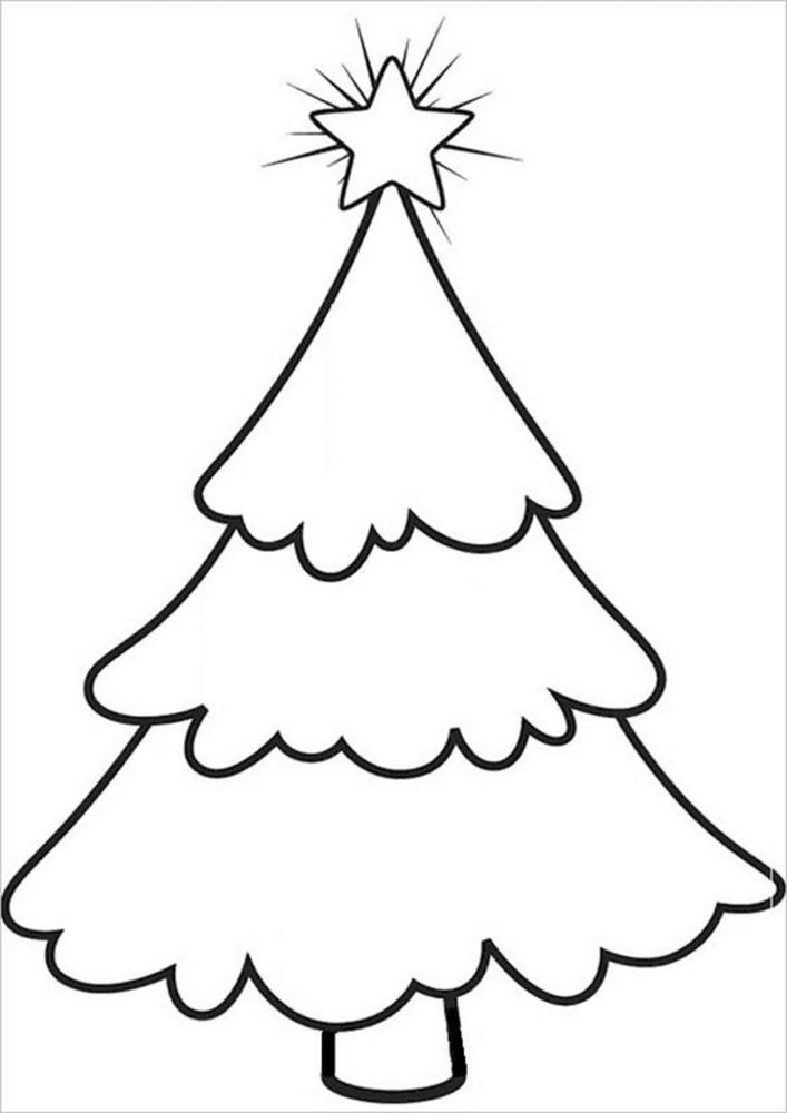 free printable christmas tree coloring pages for adults jpg