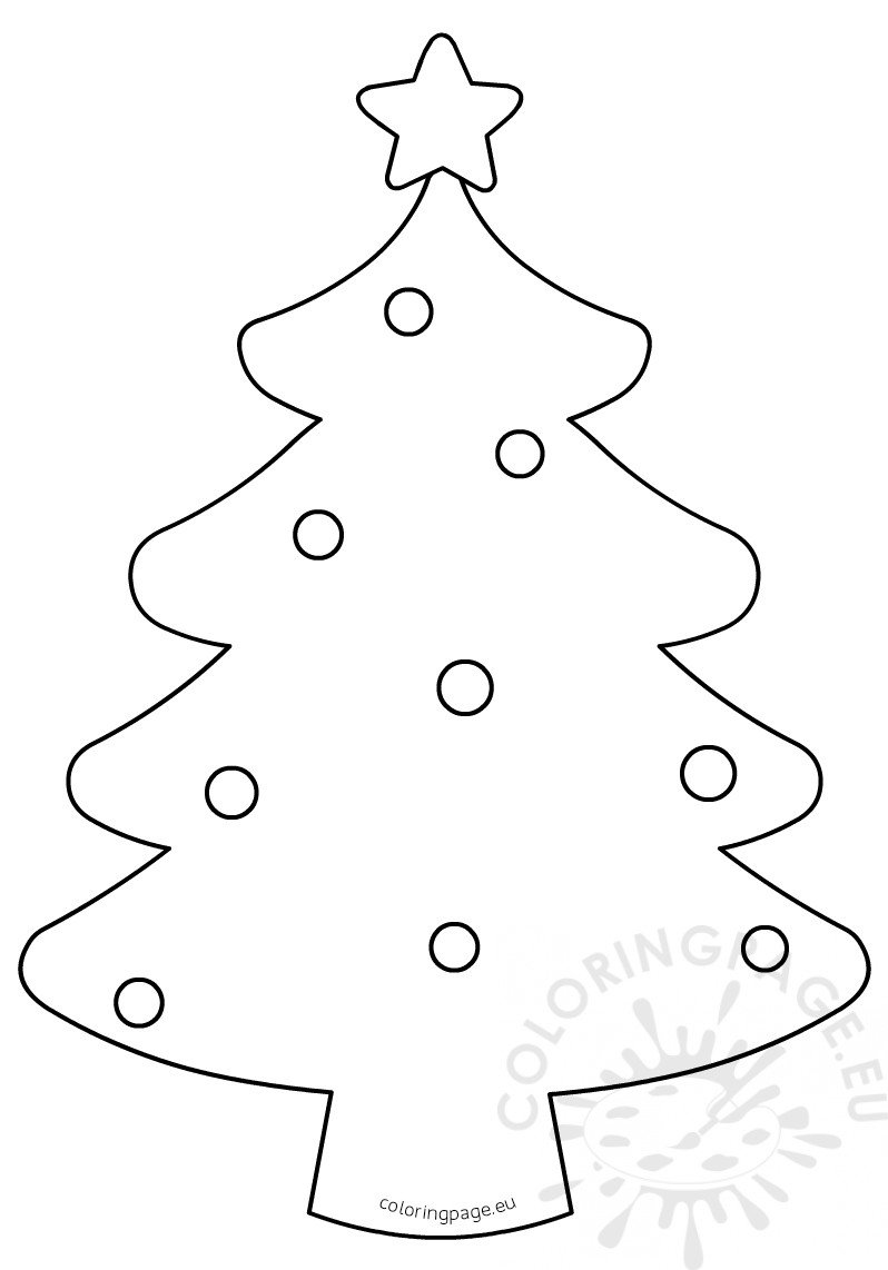 free printable christmas tree coloring pages for adults jpg