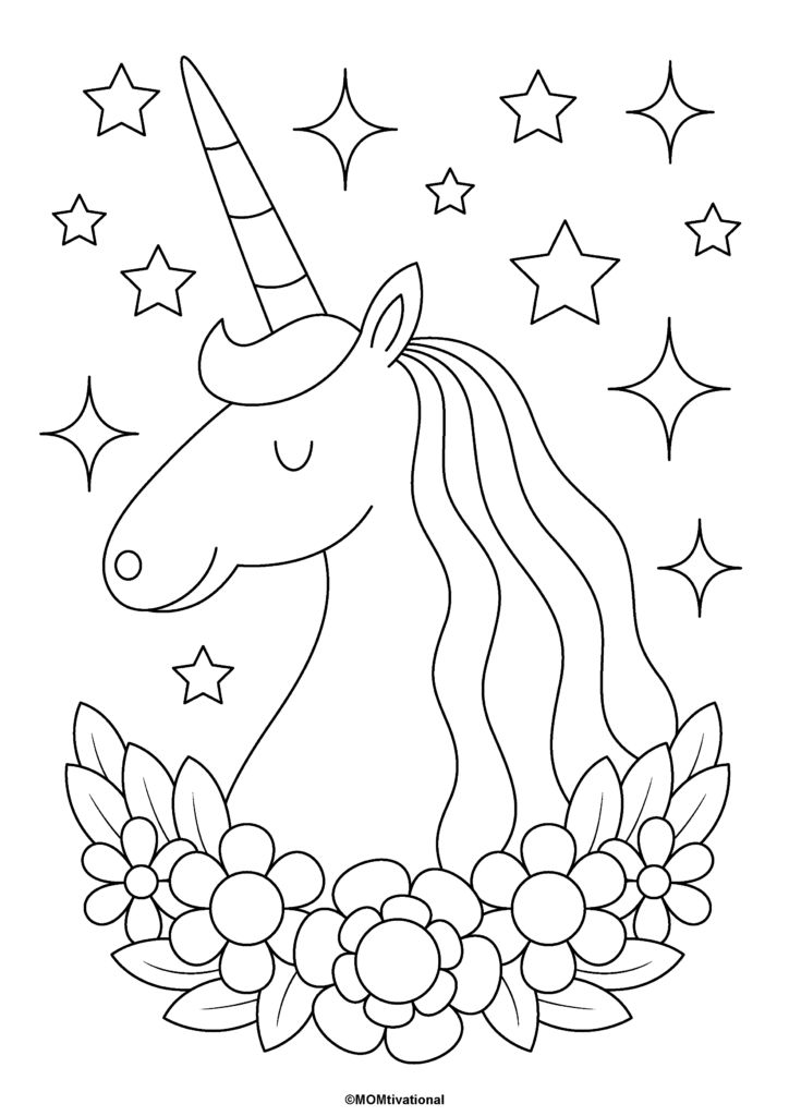 31 Free Unicorn Coloring Pages Printable 18