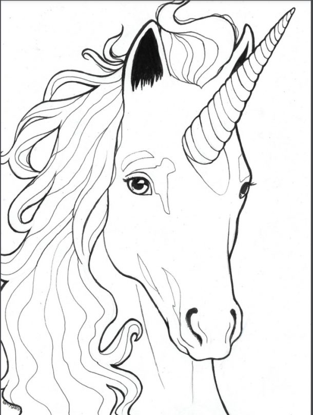 31 Free Unicorn Coloring Pages Printable 22