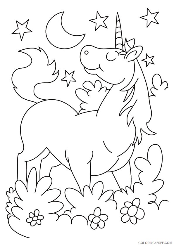 31 Free Unicorn Coloring Pages Printable 23