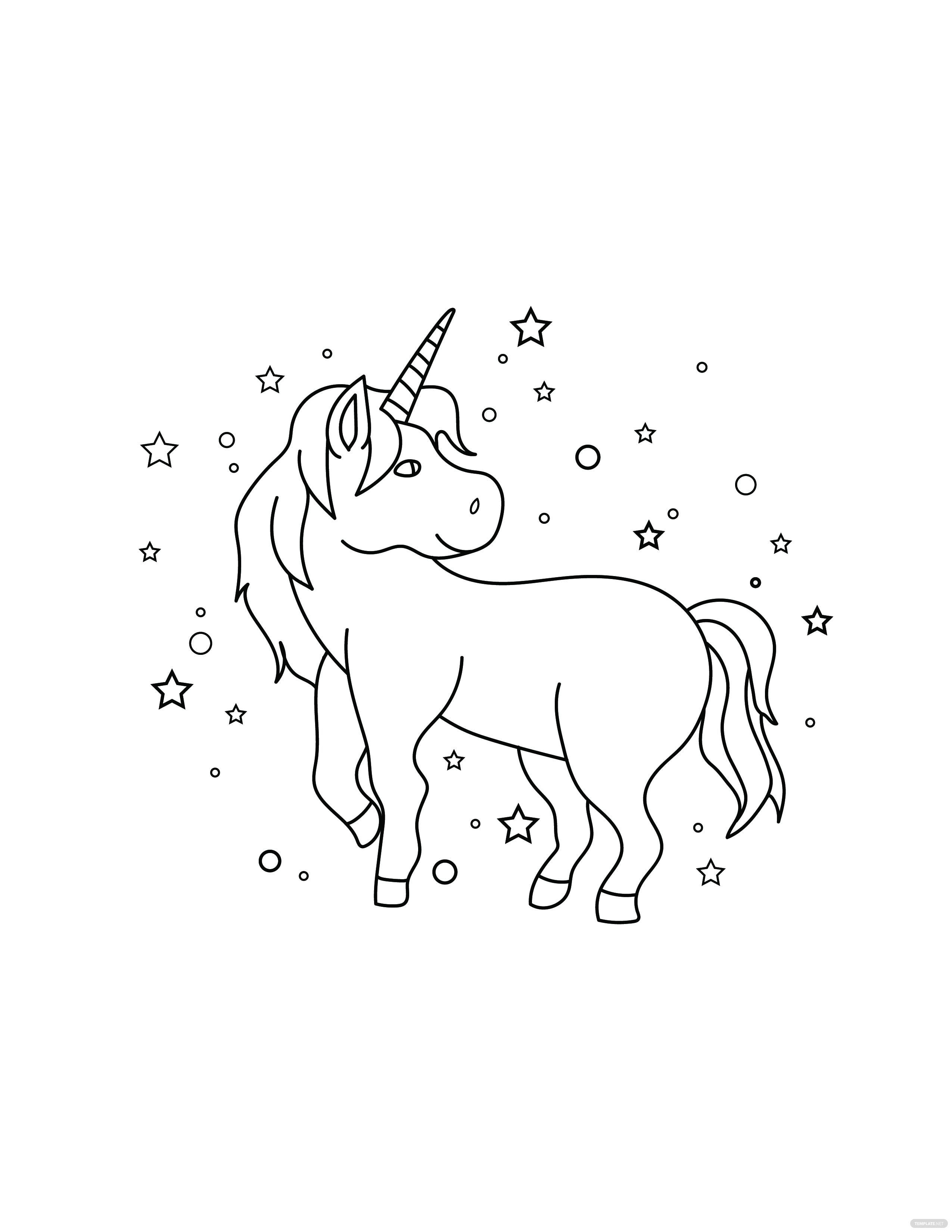 31 Free Unicorn Coloring Pages Printable 24