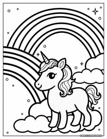 31 Free Unicorn Coloring Pages Printable 30