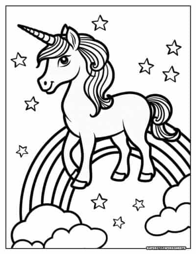 31 Free Unicorn Coloring Pages Printable 32