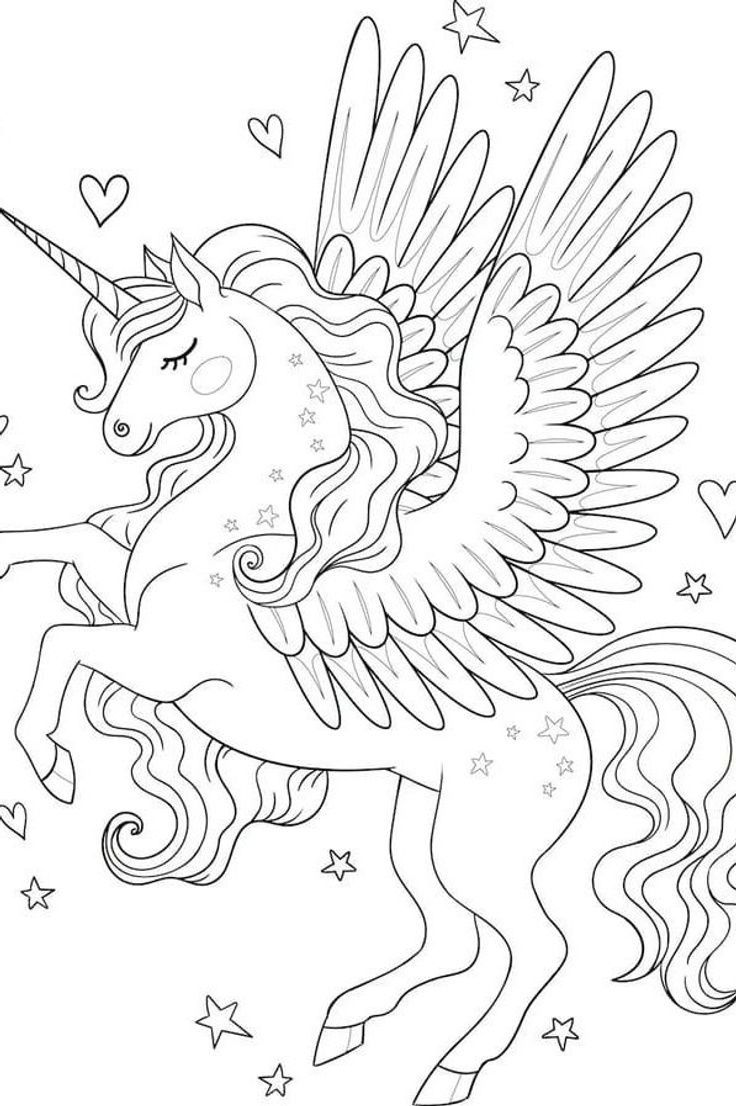 31 Free Unicorn Coloring Pages Printable 33