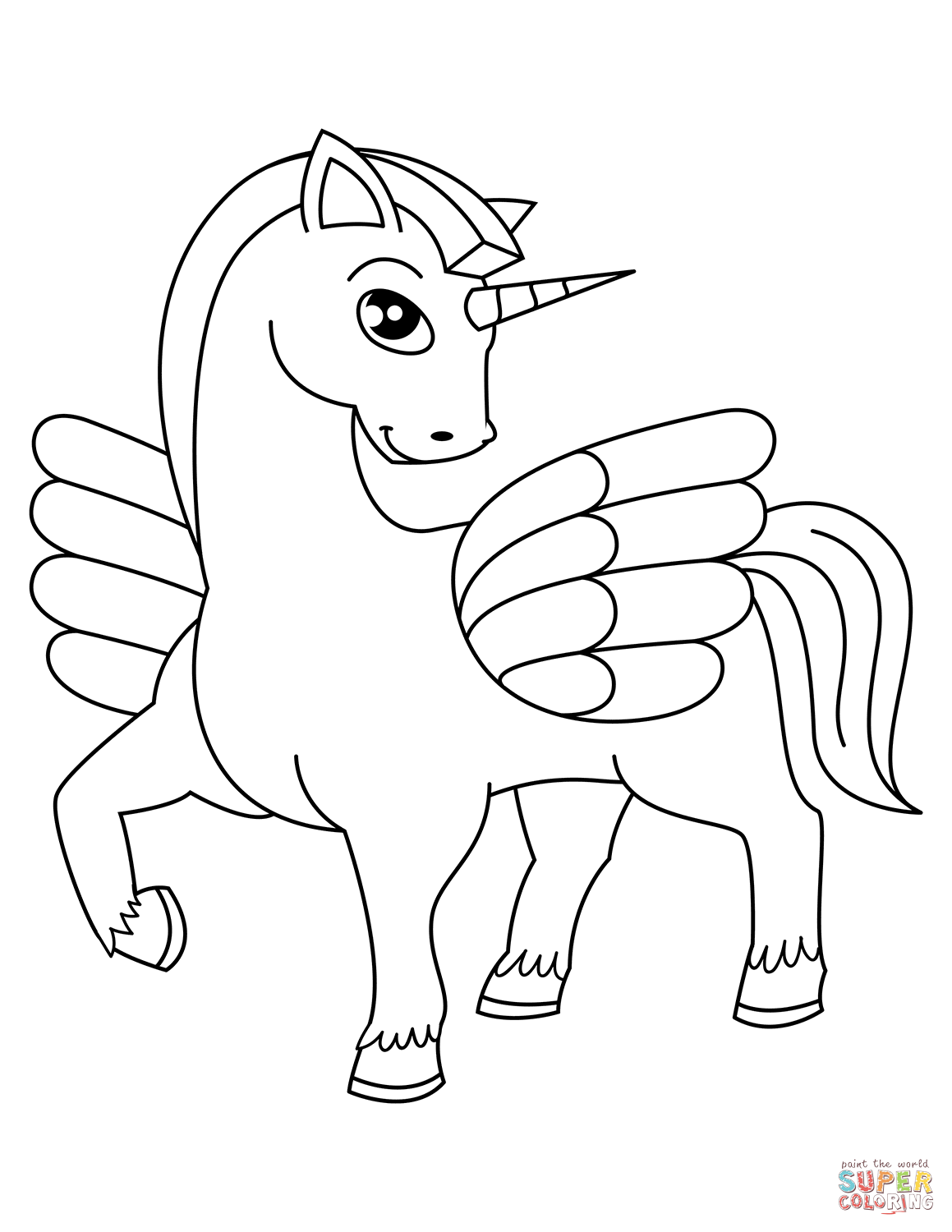 31 Free Unicorn Coloring Pages Printable 34