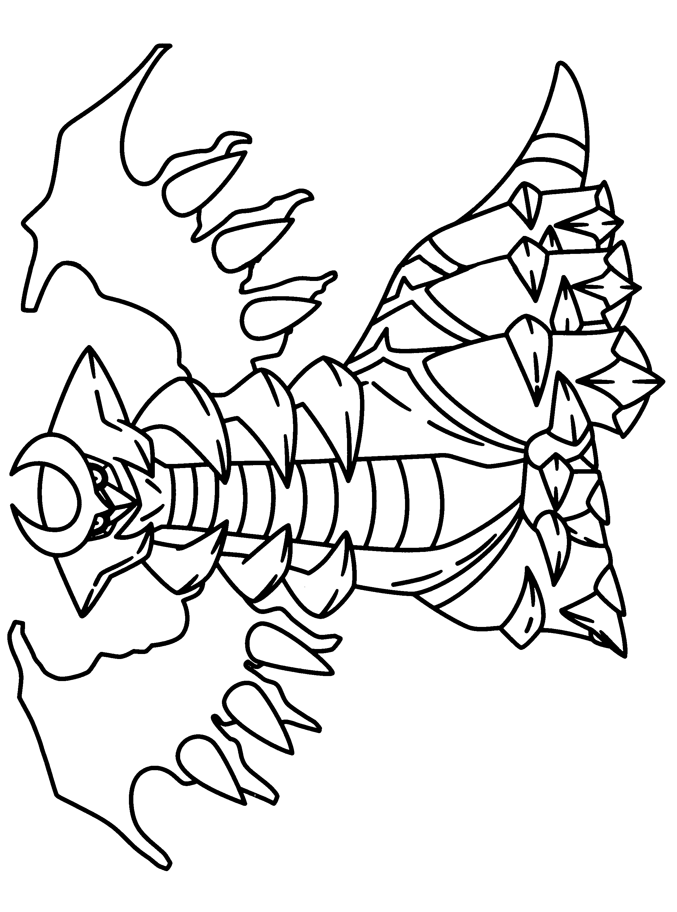 31 Legendary Giratina in Altered Form Coloring Pages Printable 1