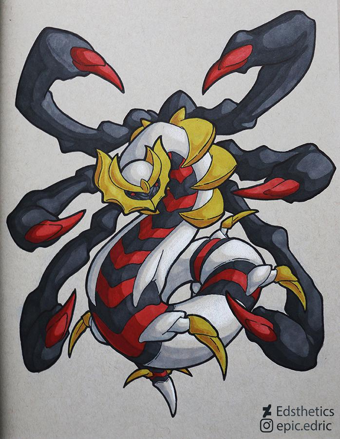 31 Legendary Giratina in Altered Form Coloring Pages Printable 14