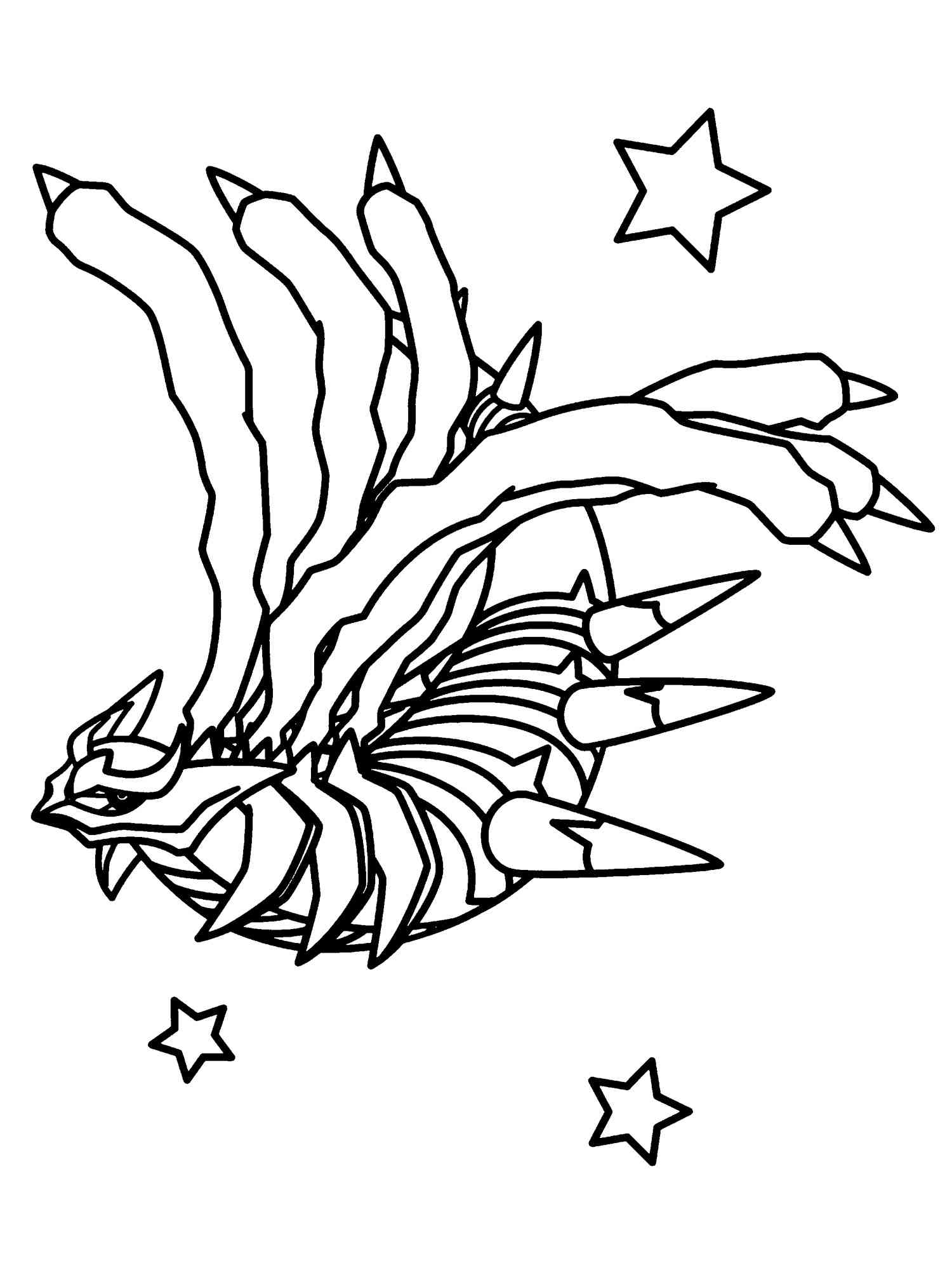 31 Legendary Giratina in Altered Form Coloring Pages Printable 2