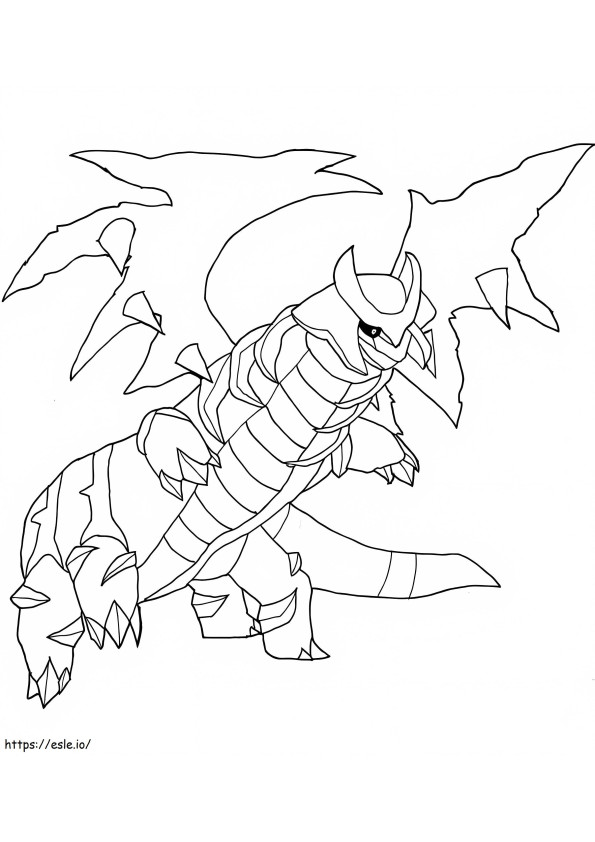 31 Legendary Giratina in Altered Form Coloring Pages Printable 7