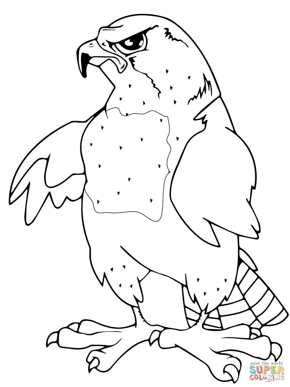 31 Sharp Falcons Coloring Pages Printable 10