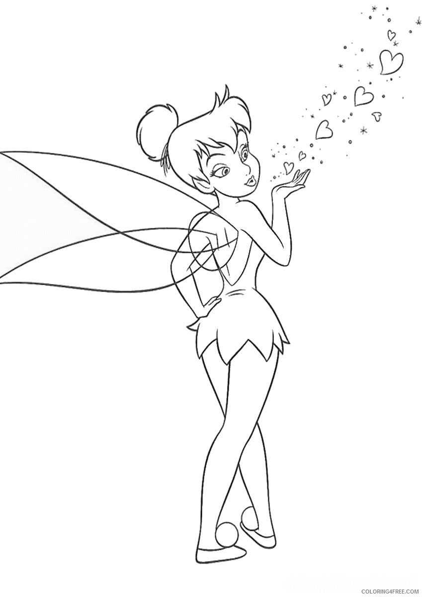 31 Tinker Bell Coloring Pages Printable 1