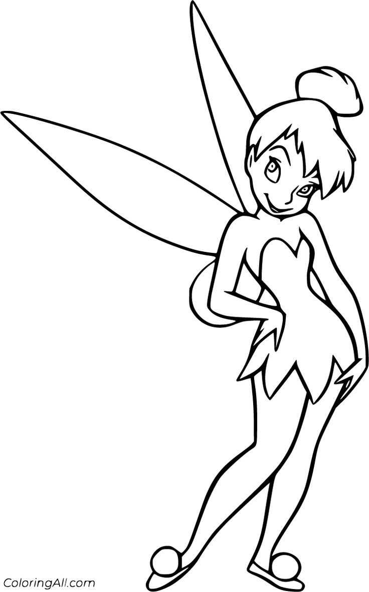 31 Tinker Bell Coloring Pages Printable 11