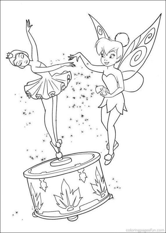 31 Tinker Bell Coloring Pages Printable 12