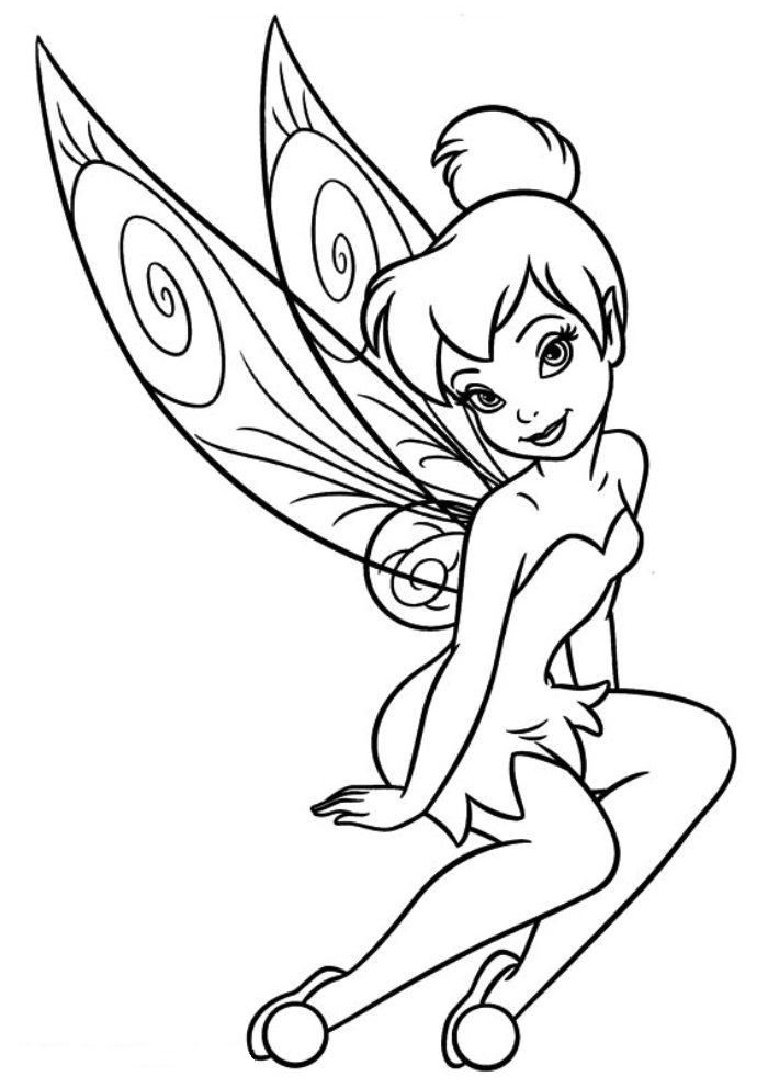 31 Tinker Bell Coloring Pages Printable 14