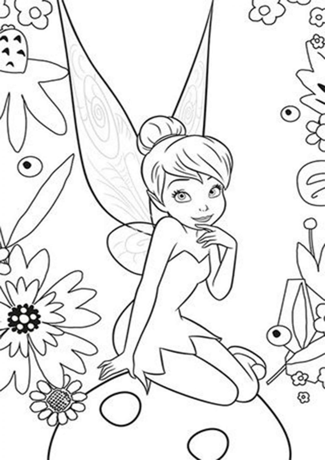 31 Tinker Bell Coloring Pages Printable 2