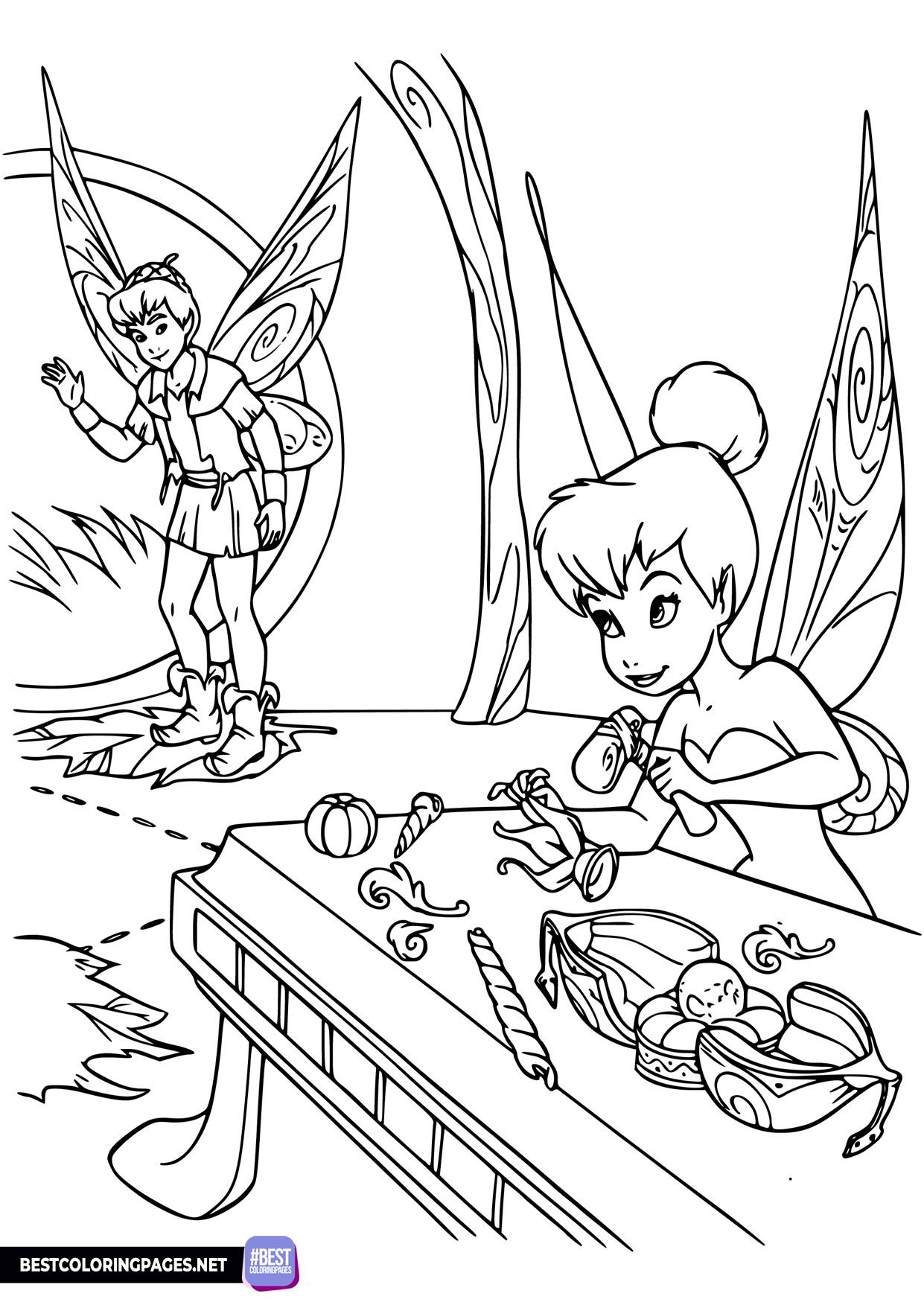 31 Tinker Bell Coloring Pages Printable 20