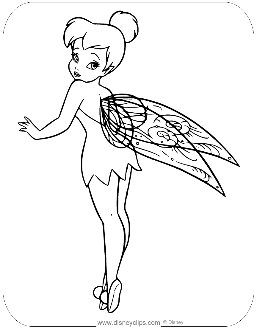 31 Tinker Bell Coloring Pages Printable 26