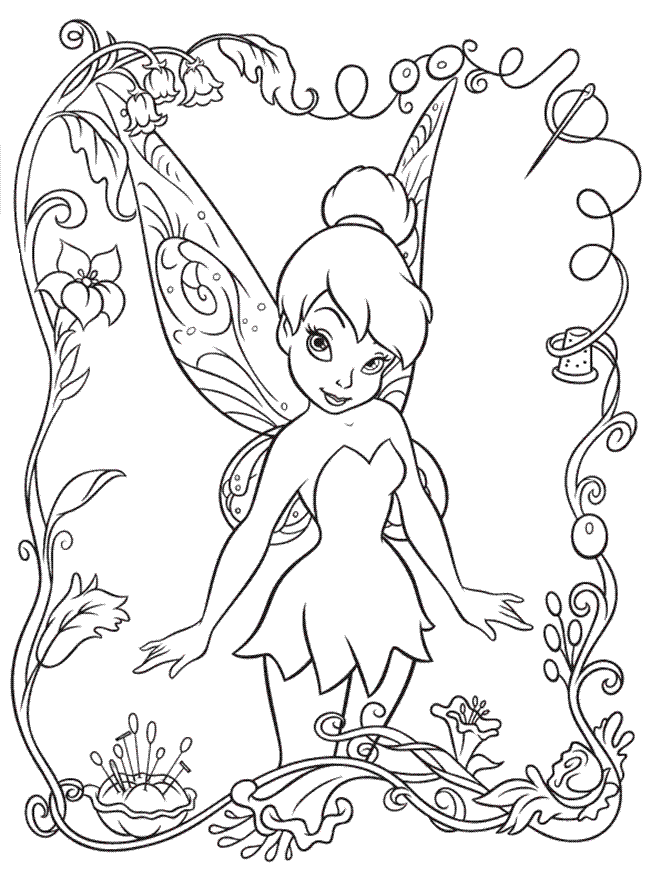 31 Tinker Bell Coloring Pages Printable 28