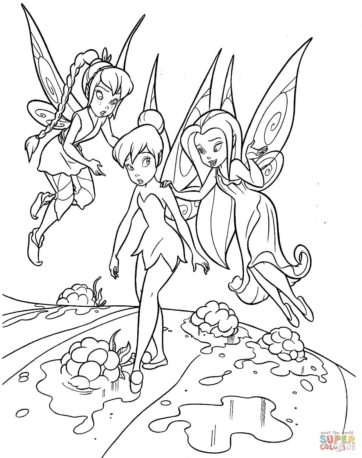 31 Tinker Bell Coloring Pages Printable 3