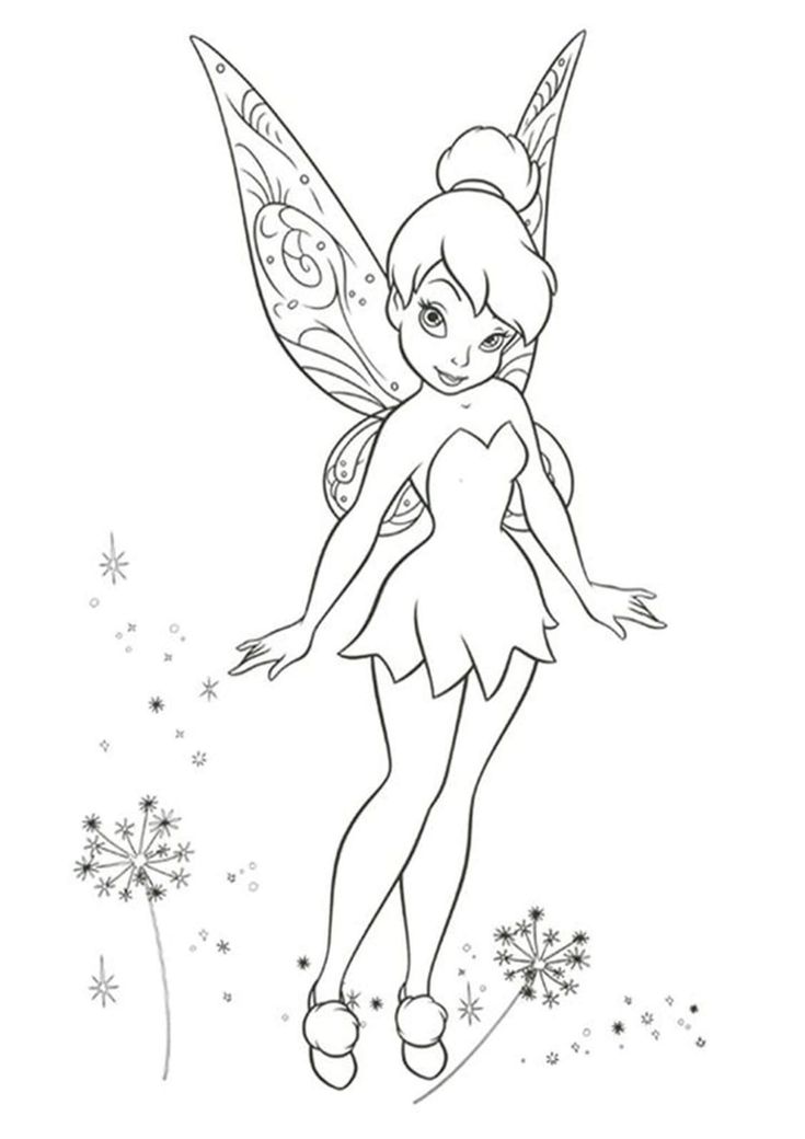 31 Tinker Bell Coloring Pages Printable 7