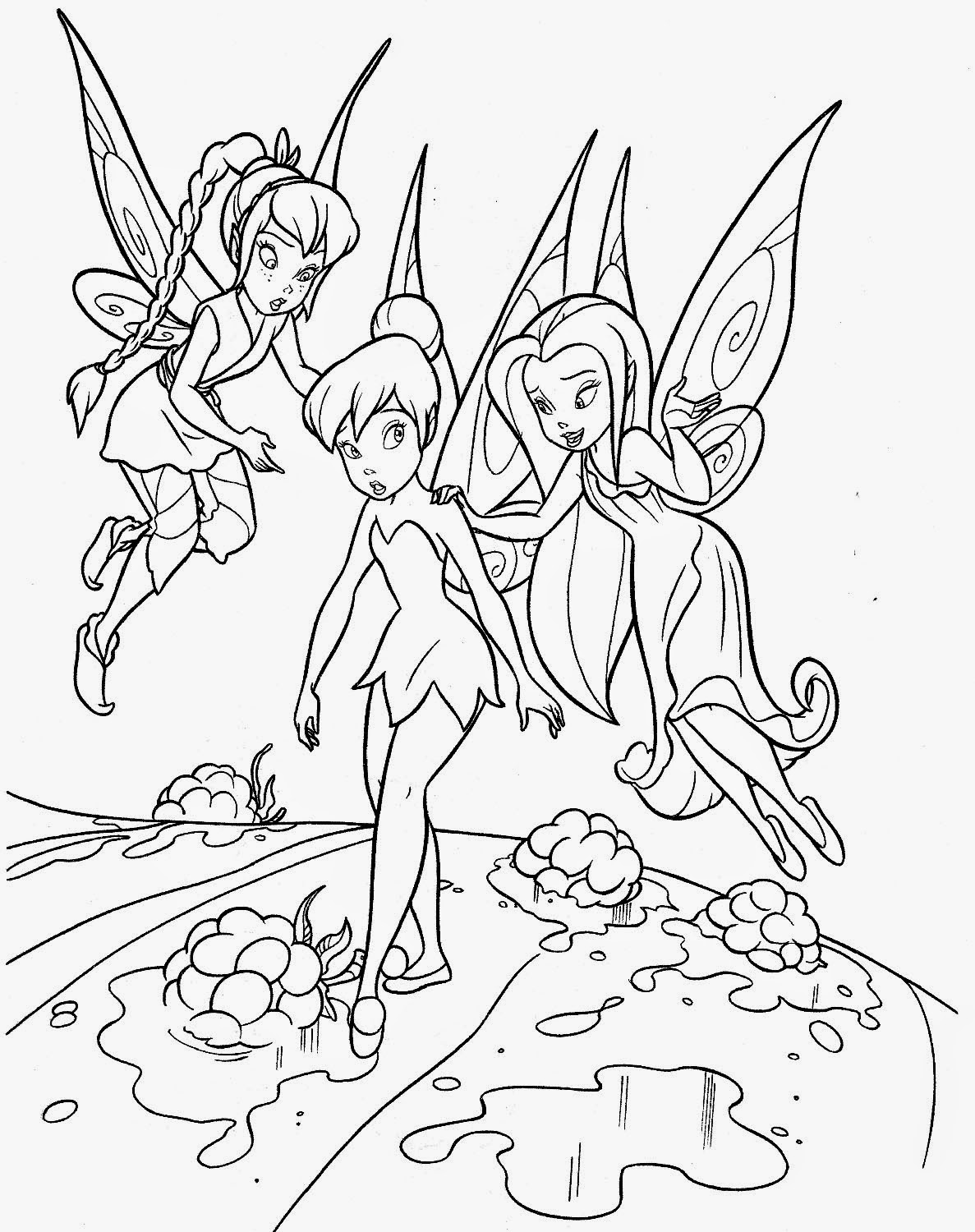 31 Tinker Bell Coloring Pages Printable 9