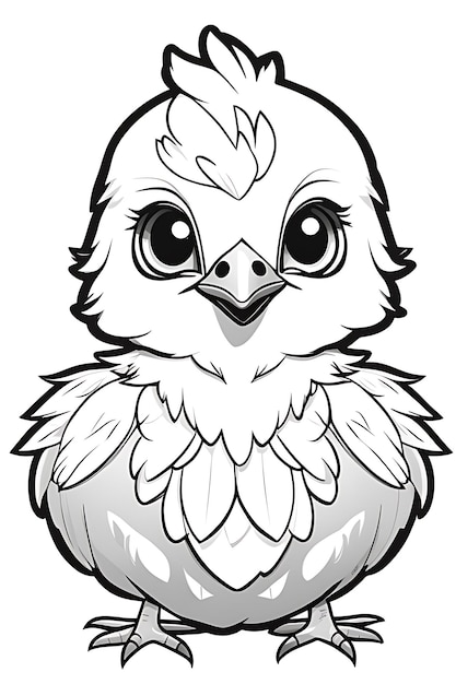 32 Adorable Chick Coloring Page Printable 14