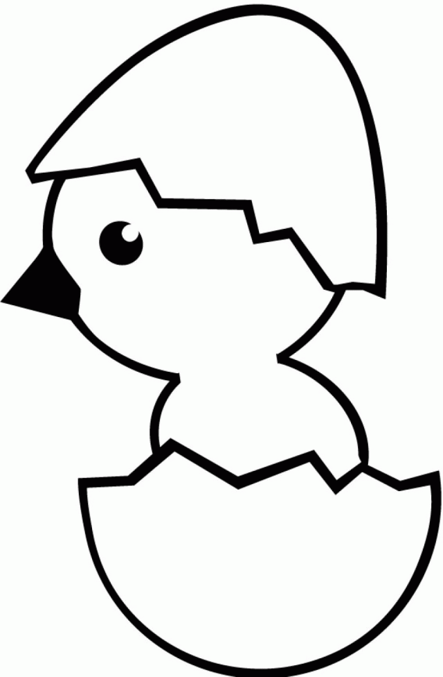 32 Adorable Chick Coloring Page Printable 16