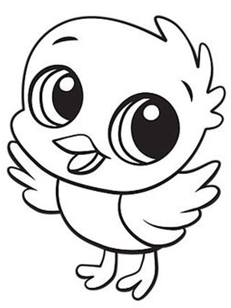 32 Adorable Chick Coloring Page Printable 31