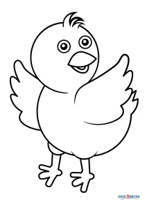 32 Adorable Chick Coloring Page Printable 34