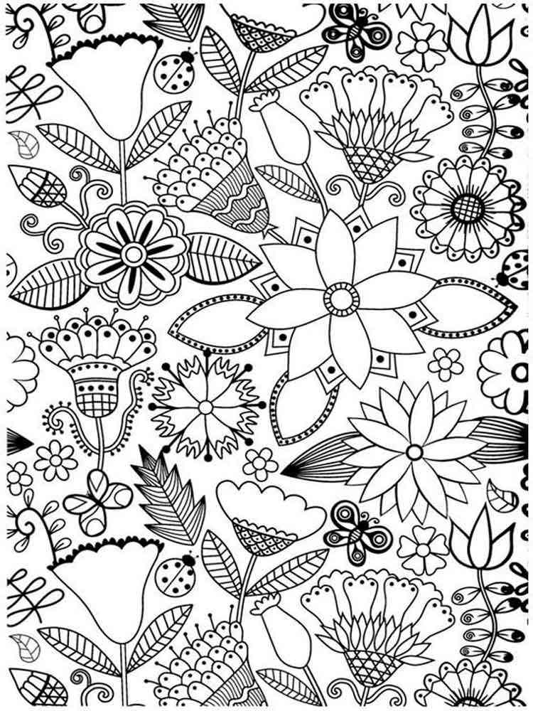 32 Adult Stress Coloring Pages Printable 2