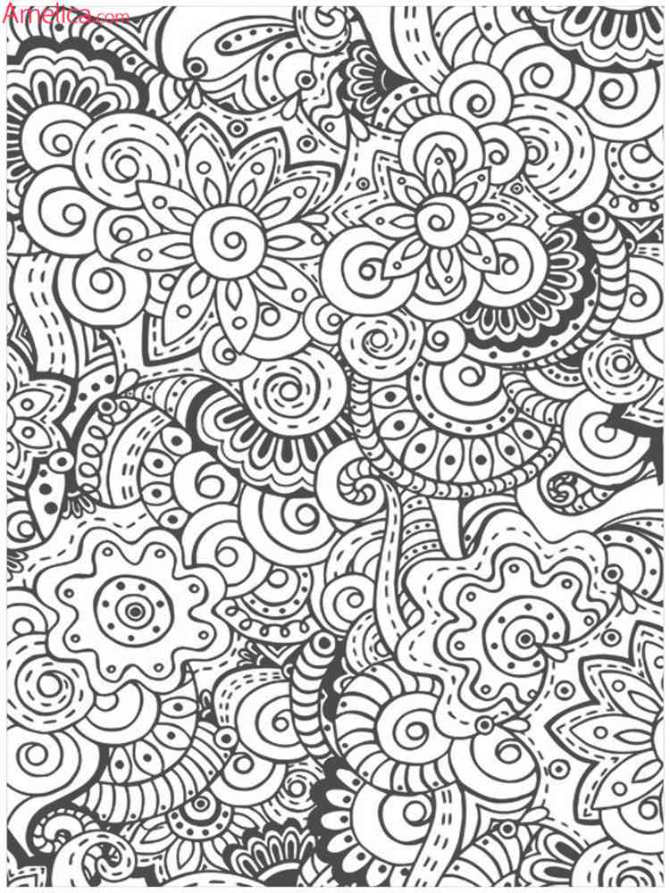 32 Adult Stress Coloring Pages Printable 7