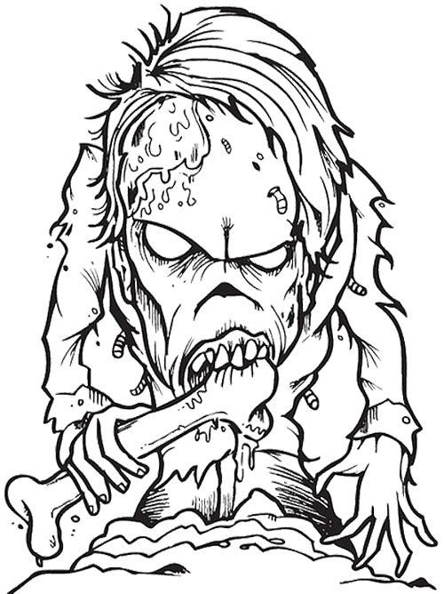 32 Creepy Christmas Coloring Pages Printable 15