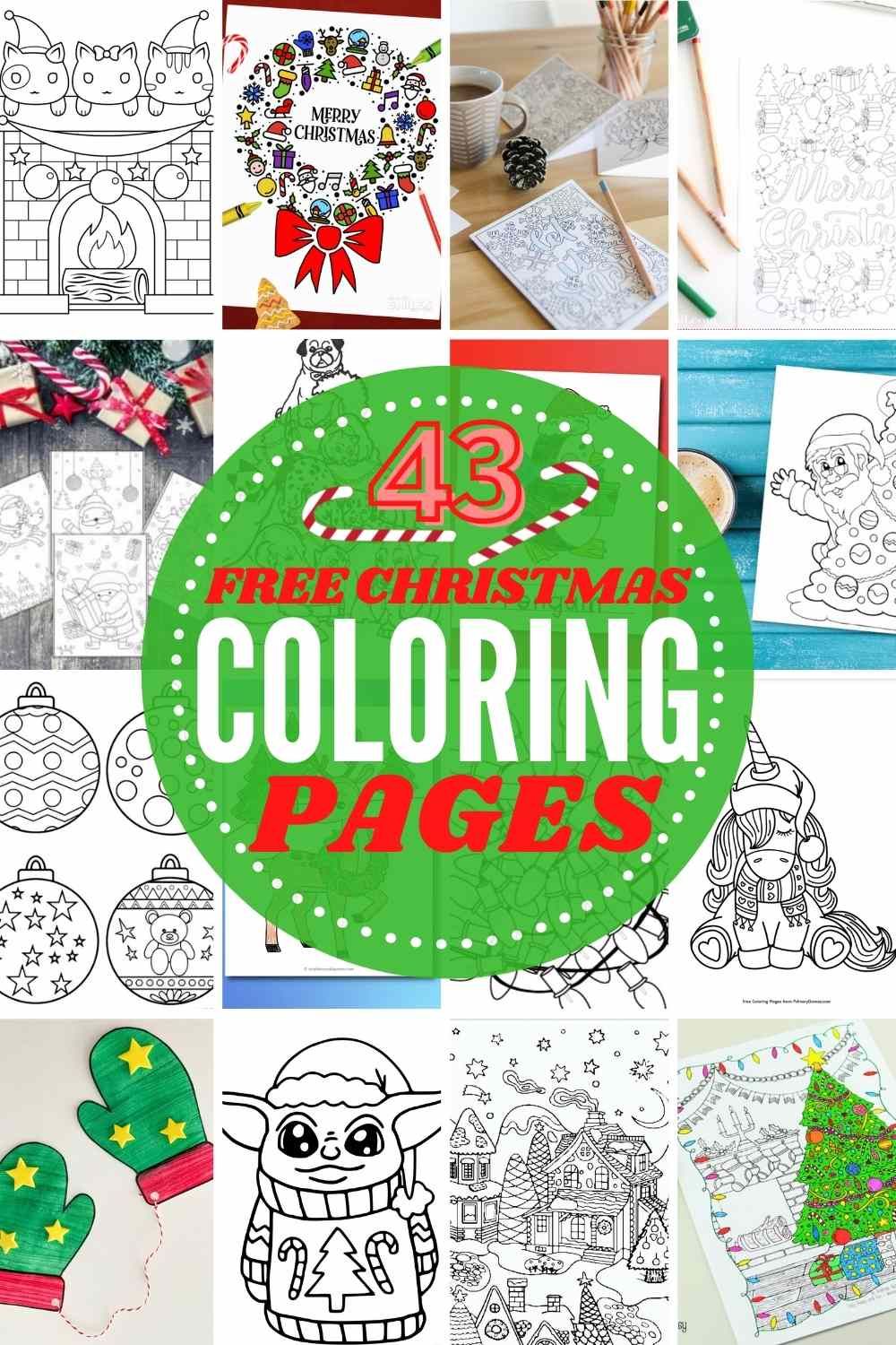 32 Creepy Christmas Coloring Pages Printable 17