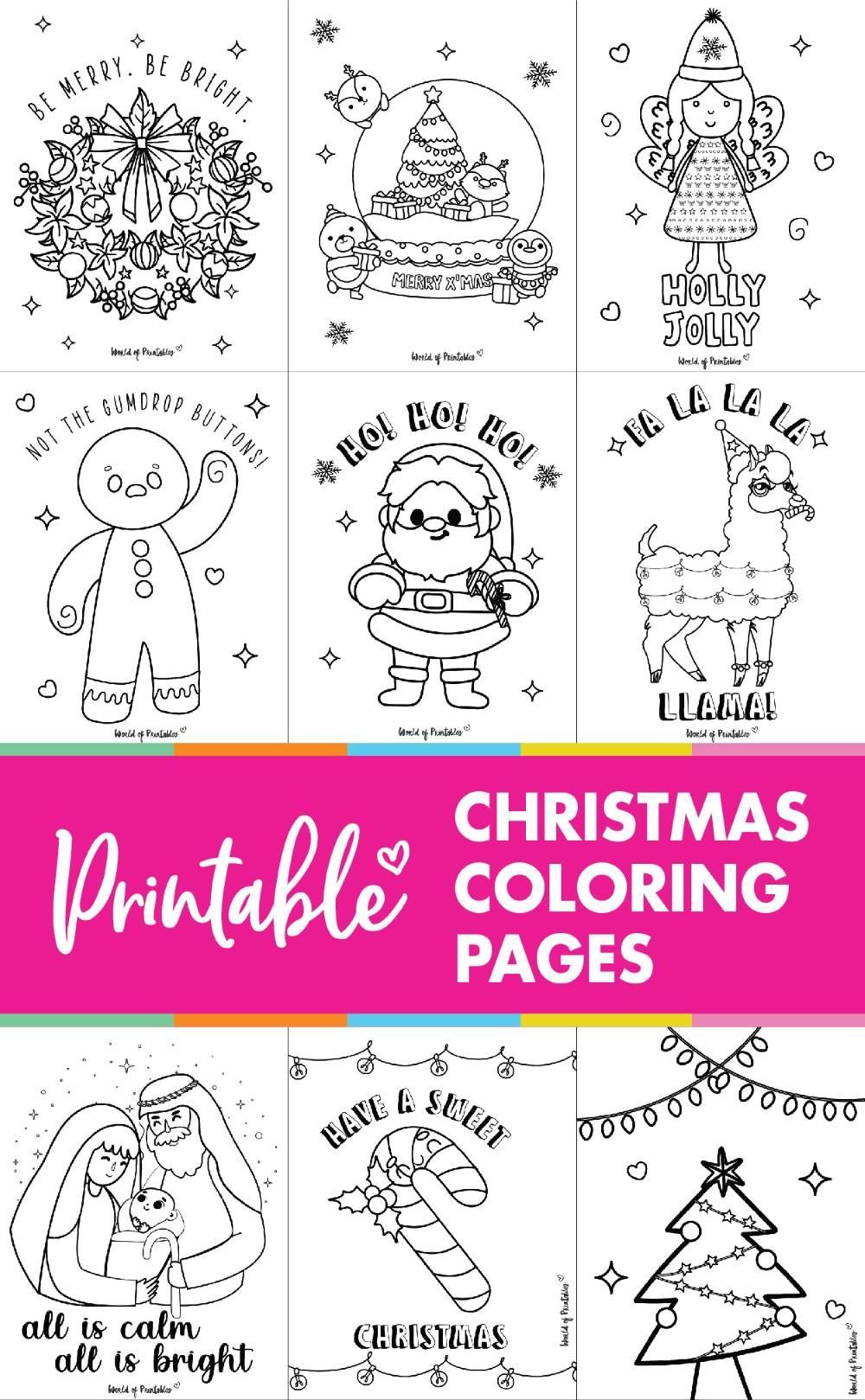 32 Creepy Christmas Coloring Pages Printable 21