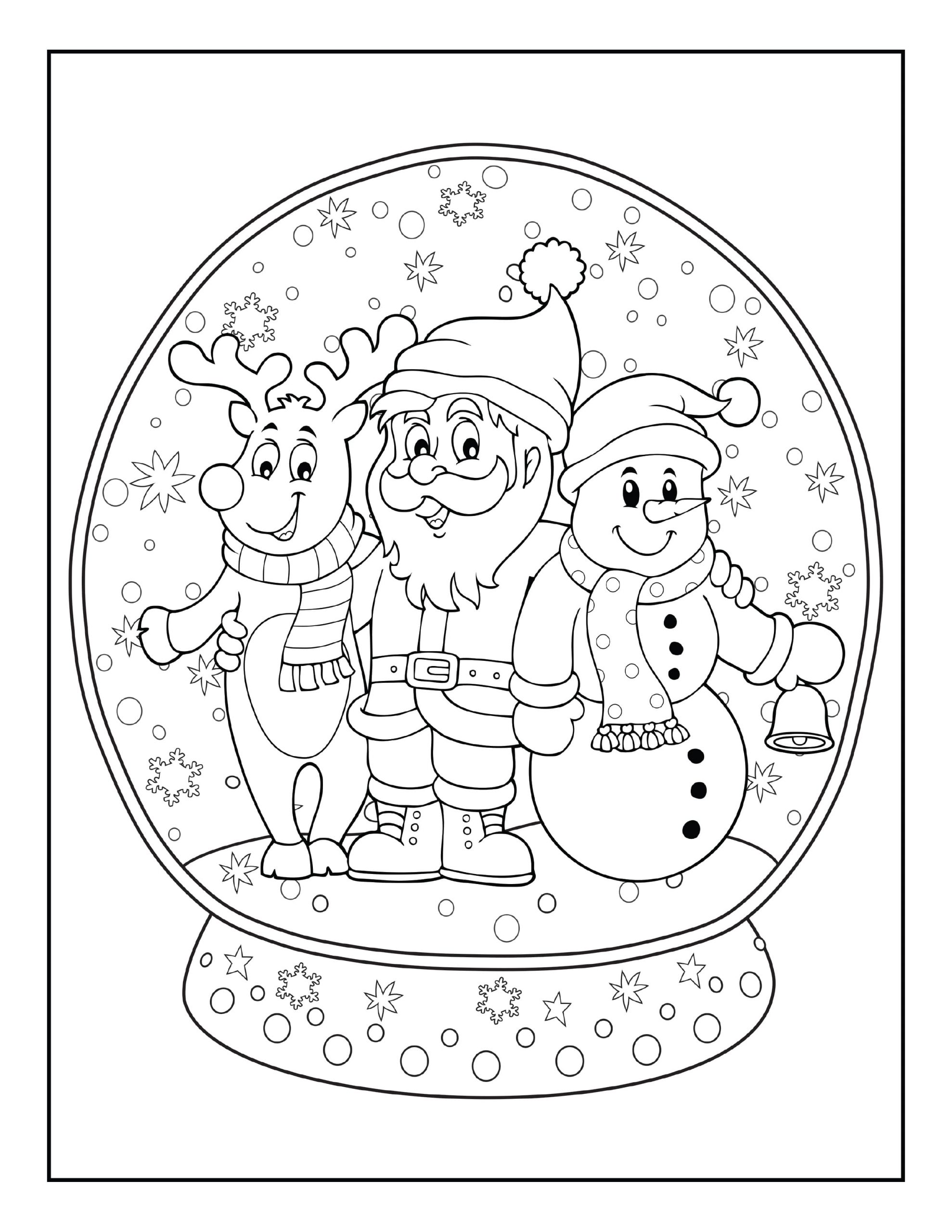 32 Creepy Christmas Coloring Pages Printable 23