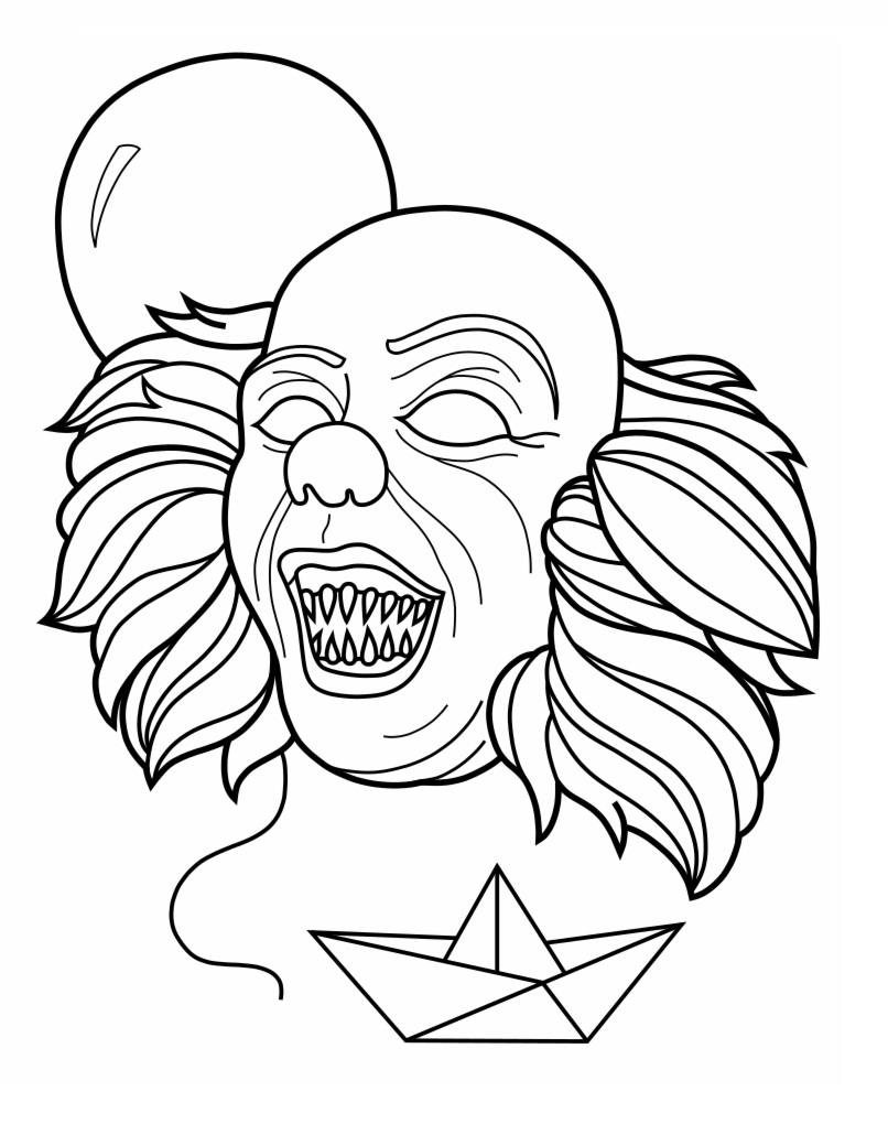 32 Creepy Christmas Coloring Pages Printable 28