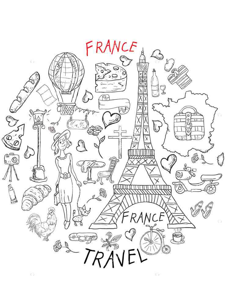 32 Flag of France Coloring Pages Printable 18