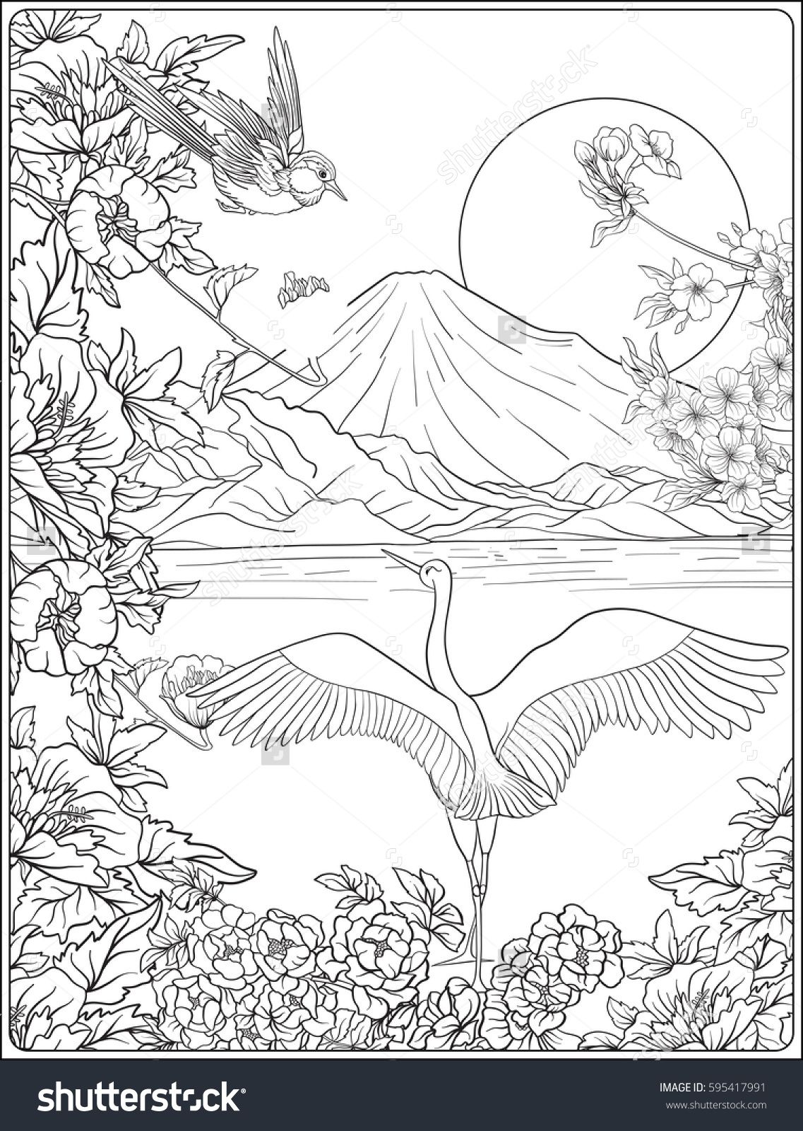 32 Free Japanese Coloring Pages Printable 31