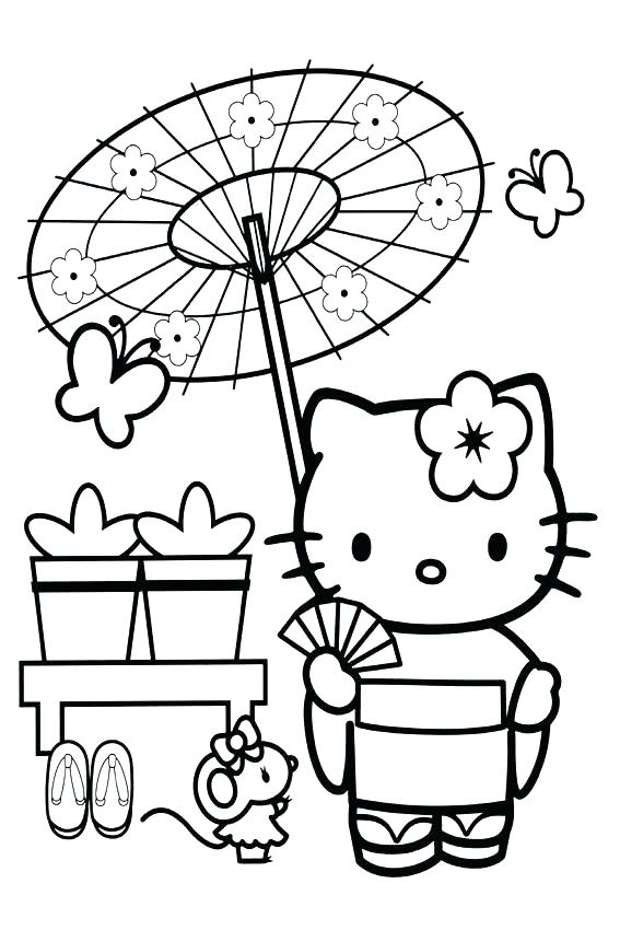 32 Free Japanese Coloring Pages Printable 34