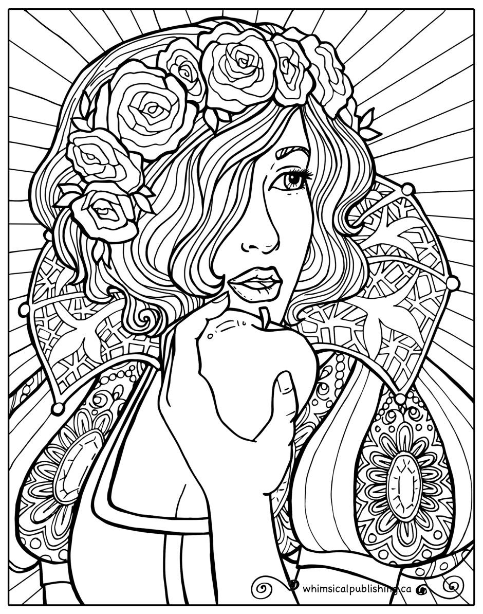 32 Fun People Coloring Pages Printable 10